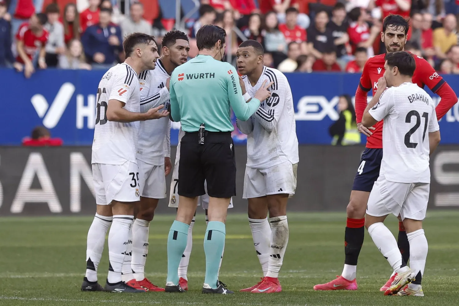 ريال مدريد يلتقي هيئة التحكيم الإسبانية بشأن تسجيلات مباراة إسبانيول