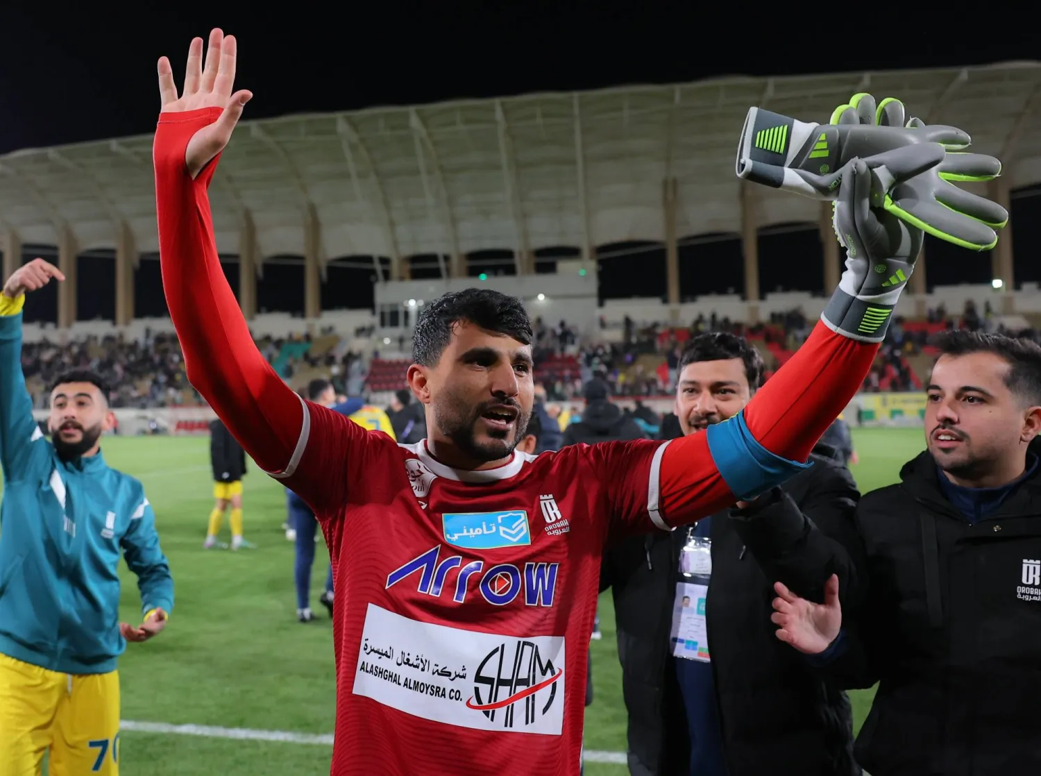 النصر يدرس موقفه القانوني في احتجاجه ضد حارس العروبة